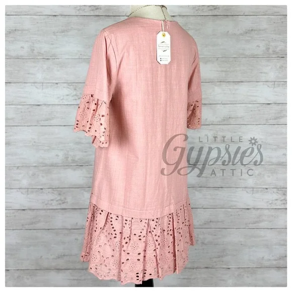 It's all Blush Tunic Dress - Picture 7 of 10